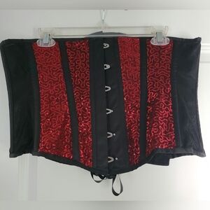 NWOT, Red/Black, Corset